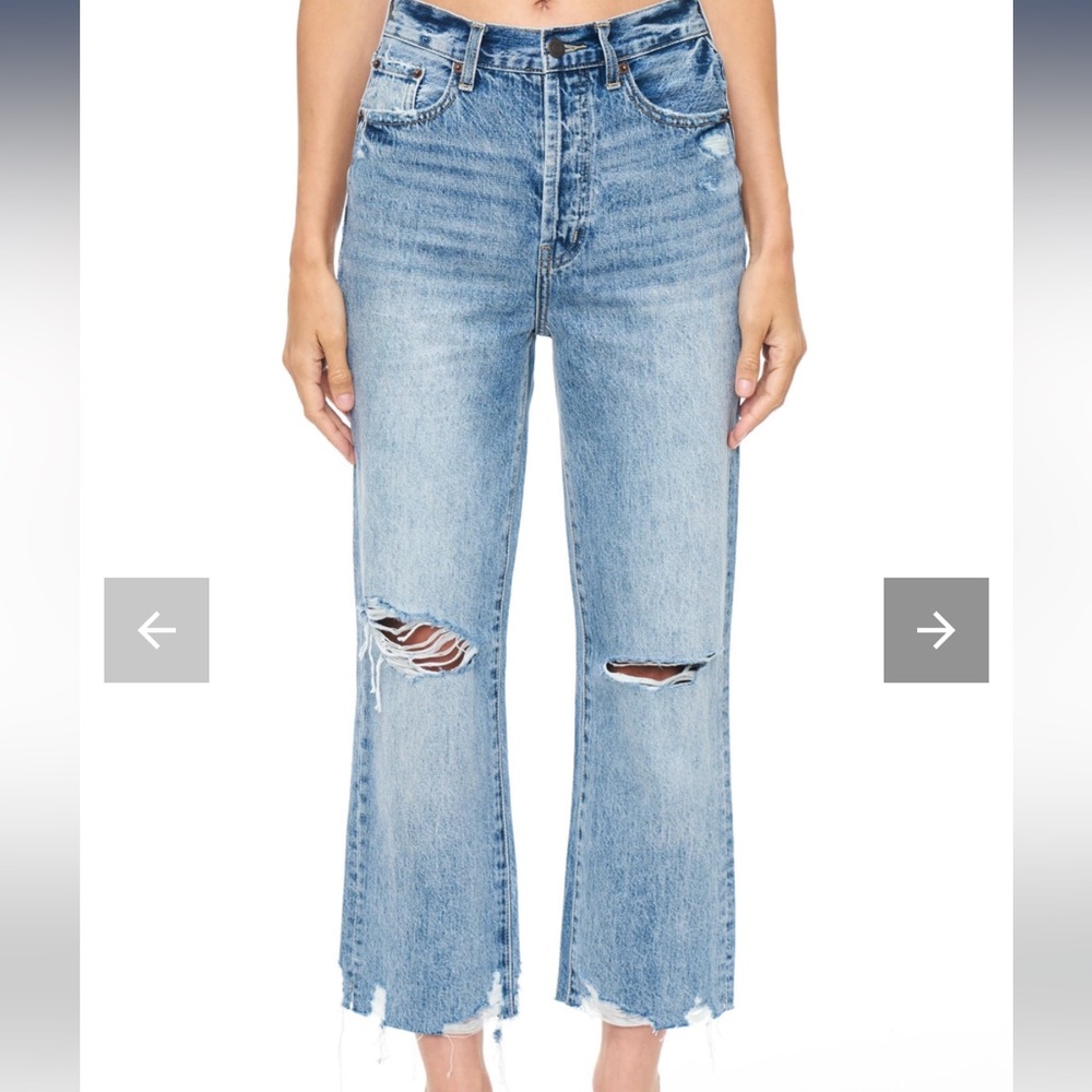 PISTOLA CASSIE RIPPED STRAIGHT LEG JEAN SIZE 29
